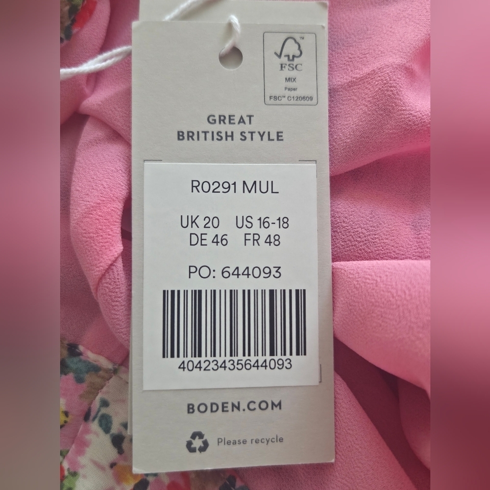 Floral Pink BODEN - Picture 6 of 6